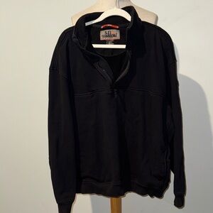 5.11 Tactical Men's Black Zip-Up pullover Sweater
